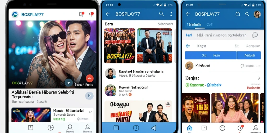 Tampilan antarmuka BOSPLAY77 yang menarik dan informatif.
