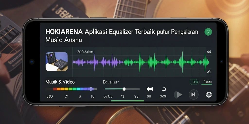 Tampilan antarmuka HOKIARENA dengan pengaturan Equalizer.