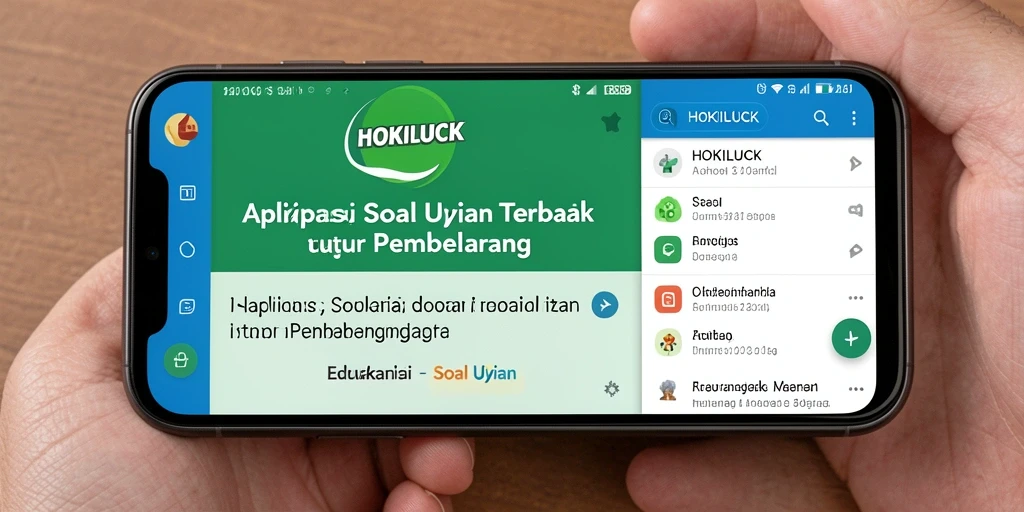 Antarmuka aplikasi HOKILUCK yang intuitif dan mudah digunakan.