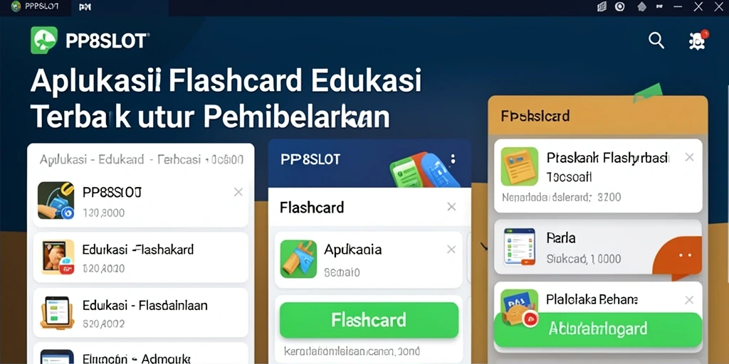 Tampilan antarmuka pengguna aplikasi PP8SLOT yang menarik dan interaktif.