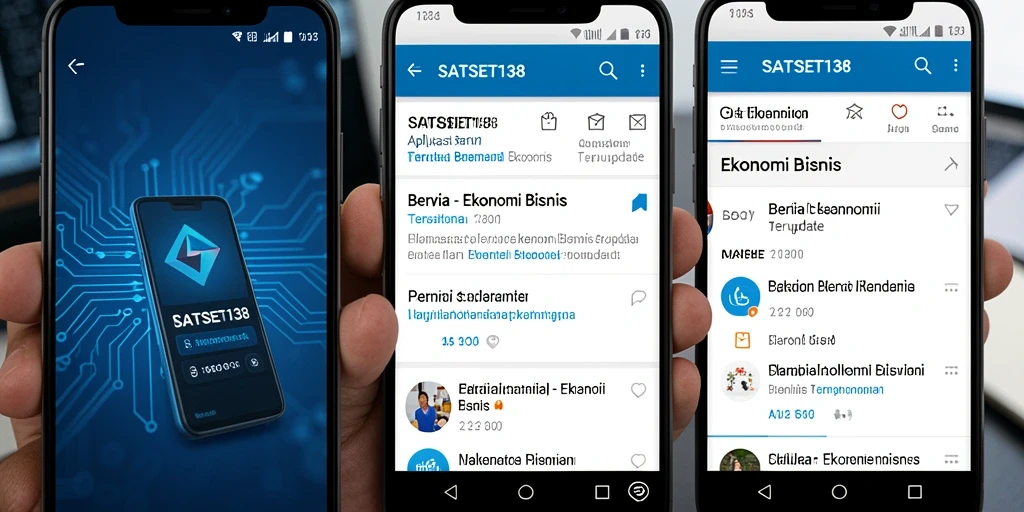 Antarmuka aplikasi SATSET138 yang modern dan informatif.